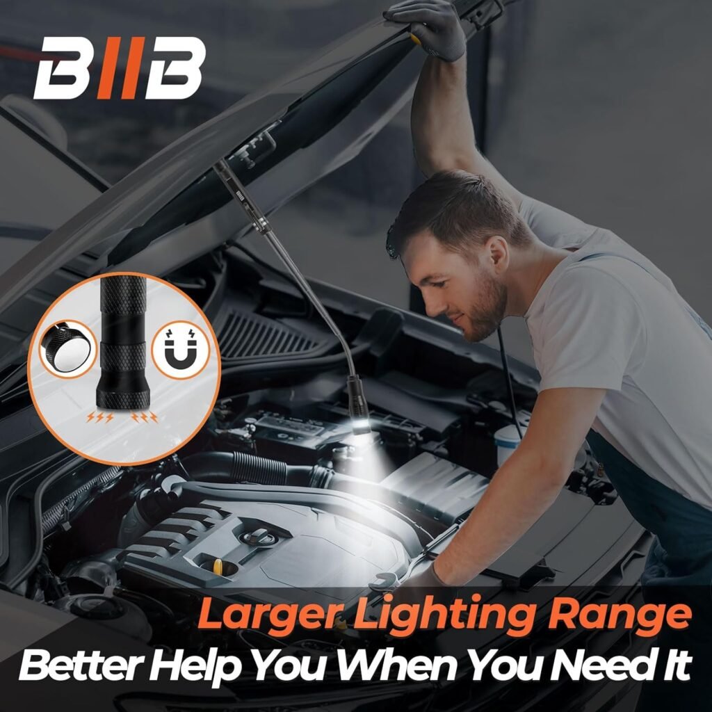 BIIB Stocking Stuffers Gifts for Men, 2023 New Telescoping Magnetic Pickup Tools Mens Gifts for Christmas, Gifts for Dad, Husband, Him, Dad Gifts for Men Who Have Everything, Gadgets Tools for Men