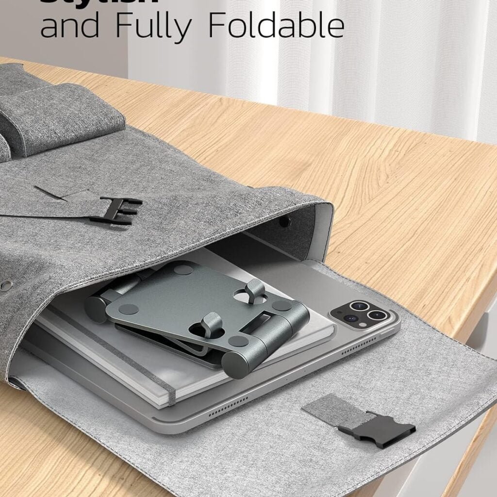 Nulaxy Cell Phone Stand for Desk, Fully Foldable Adjustable Desktop Phone Holder Cradle Dock Compatible with Phone15 14 13 12 Pro Xs Xr X 8 iPad Mini Nintendo Switch Tablets (7-10) All Phones - Grey Nulaxy Cell Phone Stand for Desk, Fully Foldable Adjustable Desktop Phone Holder Cradle Dock Compatible with Phone15 14 13 12 Pro Xs Xr X 8 iPad Mini Nintendo Switch Tablets (7-10) All Phones - Grey