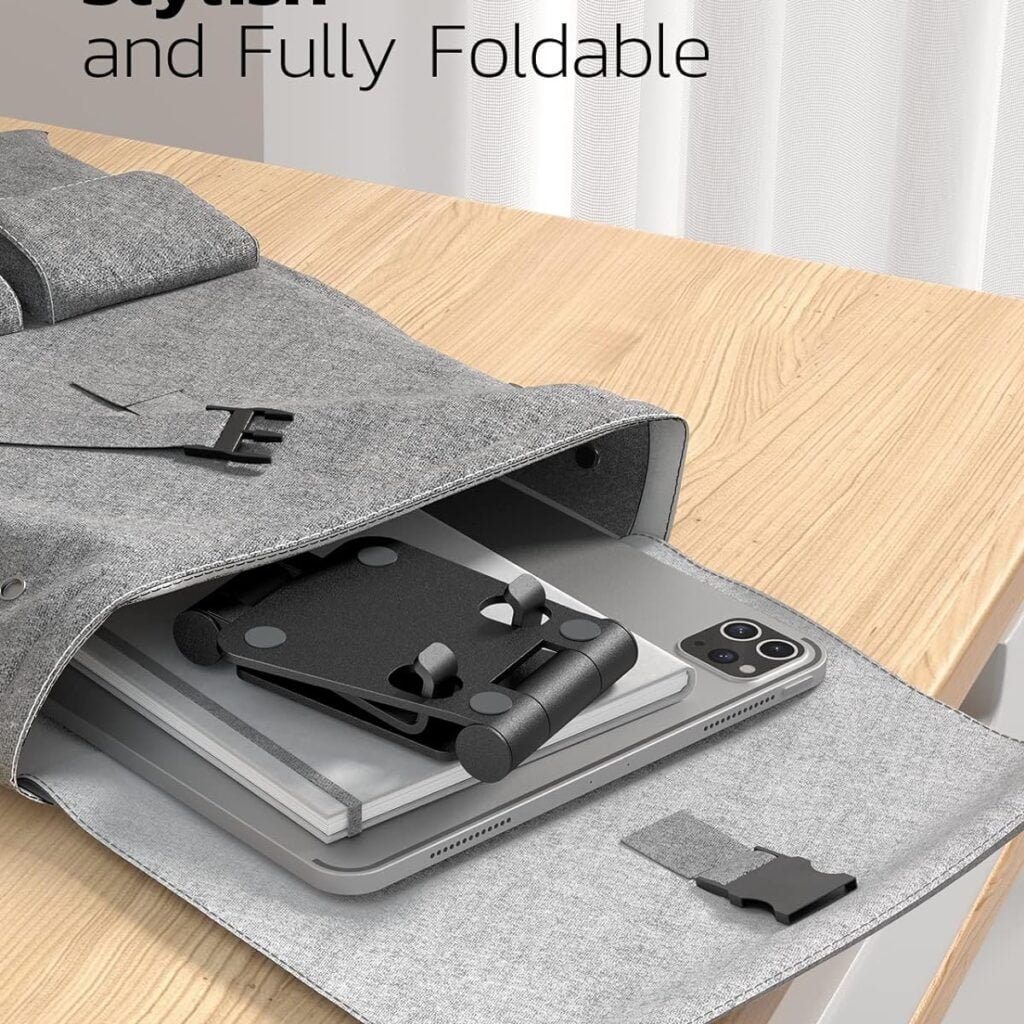 Nulaxy Cell Phone Stand for Desk, Fully Foldable Adjustable Desktop Phone Holder Cradle Dock Compatible with Phone15 14 13 12 Pro Xs Xr X 8 iPad Mini Nintendo Switch Tablets (7-10) All Phones - Grey Nulaxy Cell Phone Stand for Desk, Fully Foldable Adjustable Desktop Phone Holder Cradle Dock Compatible with Phone15 14 13 12 Pro Xs Xr X 8 iPad Mini Nintendo Switch Tablets (7-10) All Phones - Grey